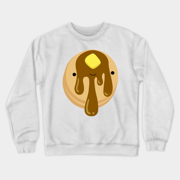 Cute Pancake Breakfast Friend Crewneck Sweatshirt by SaganPie